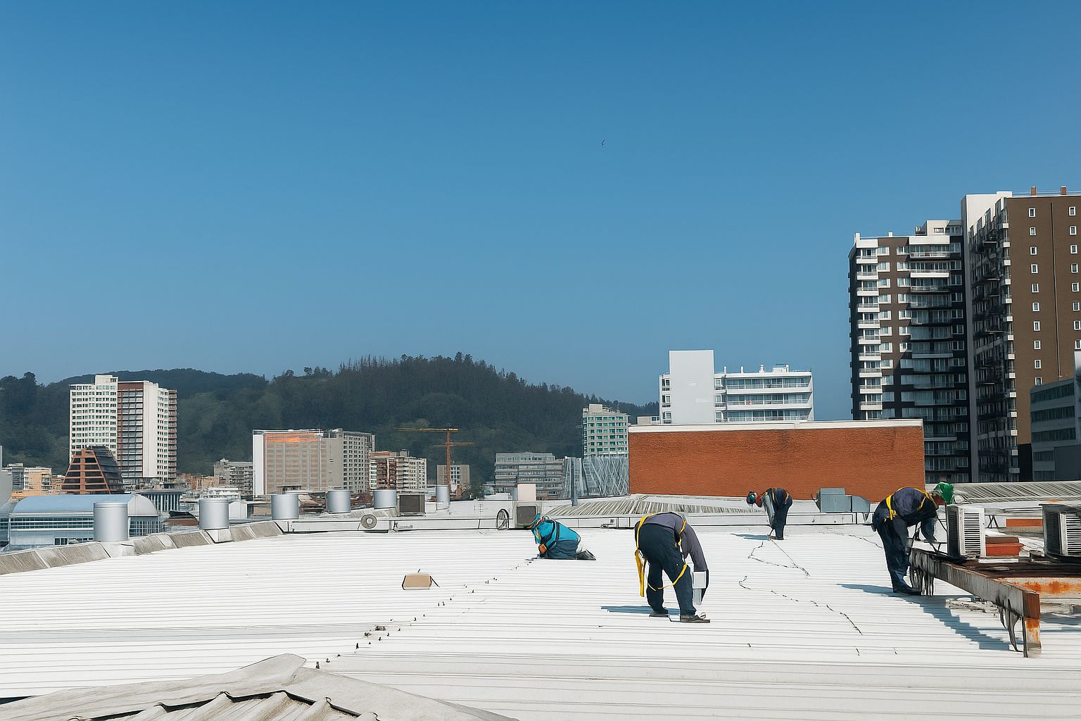 Instalación de cubierta en Universidad Santo Tomás, Concepción – Aireduct Ltda.
